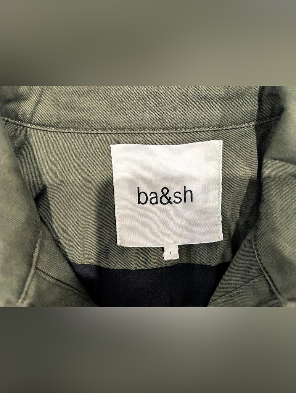 ba&sh Sz 1 Green Elia Jacket - Picture 11 of 15